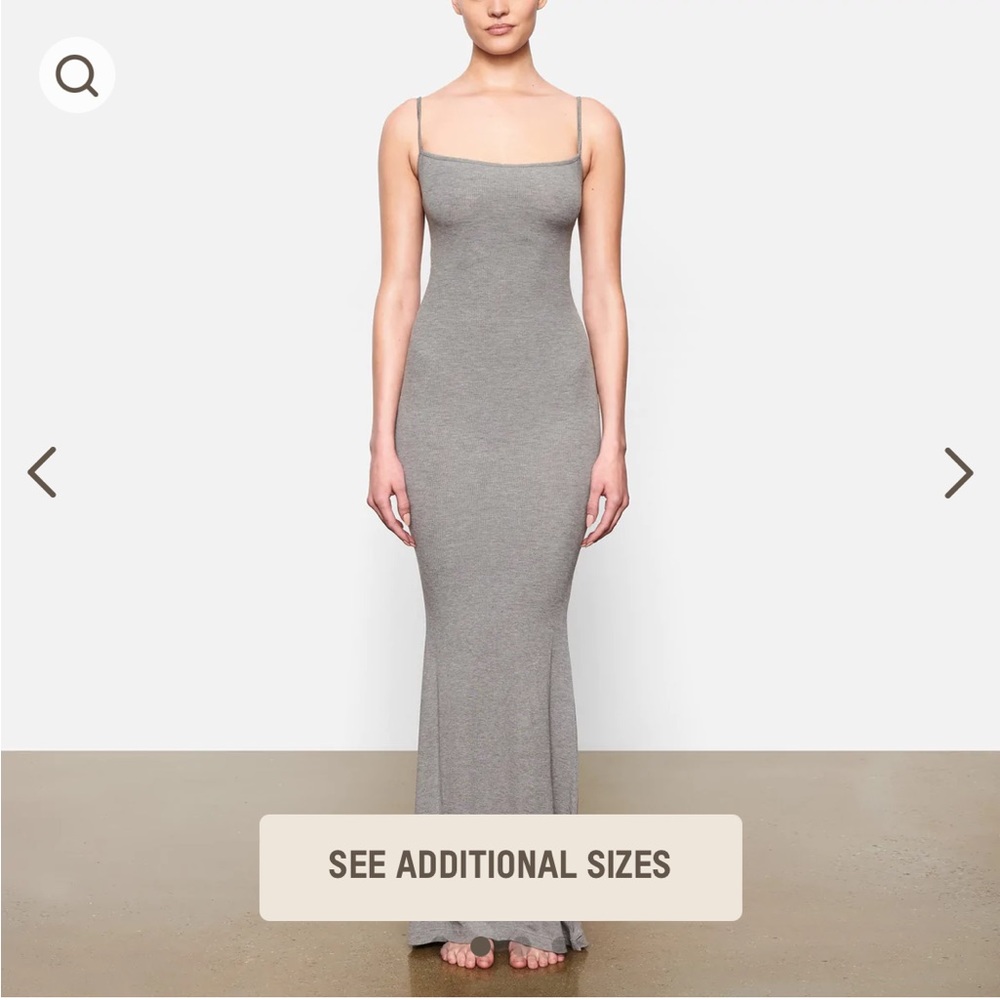 NWOT Skims Soft Lounge Long Slip Dress